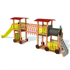 Bambini vonat - expressz vonat - piros