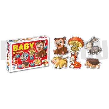 Baby puzzle - erdő állatai