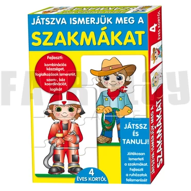 Játszva tanulunk - szakmák