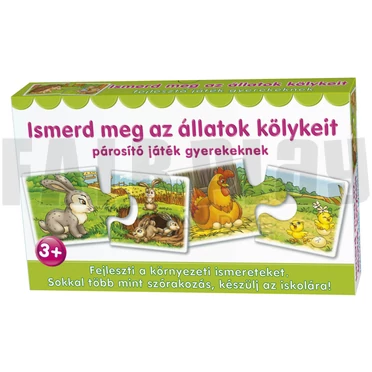 Párosító - állatok és kölykeik