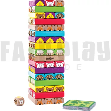 Állatos jenga