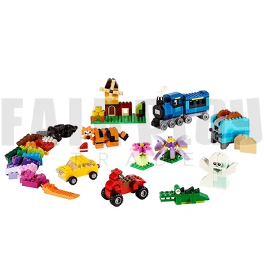 Lego építőelemek dobozban