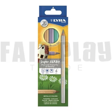 Lyra - Super Ferby Metal 6 darabos színes ceruza