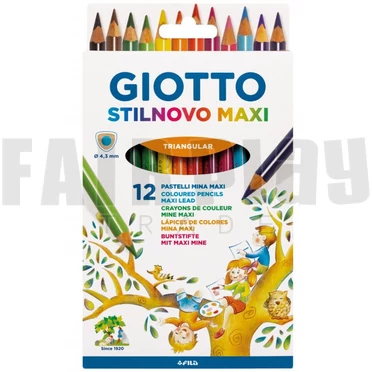 Giotto Maxi - 12 darabos színes ceruza