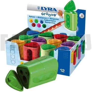 Lyra hegyező 2 lyukú/tartályos - 1 db
