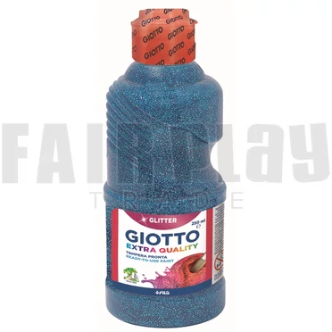 Giotto csillámos tempera - 0,25 liter - kék