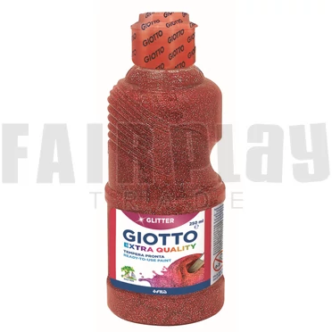 Giotto csillámos tempera - 0,25 liter - piros
