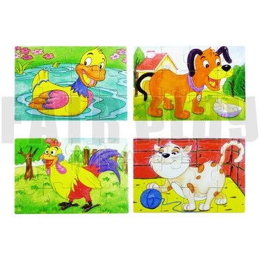 Puzzle doboz 4 kirakóval