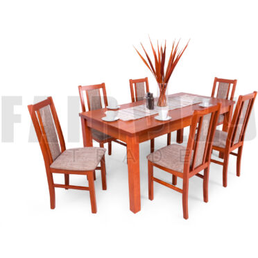 Calvados asztal 6 székkel