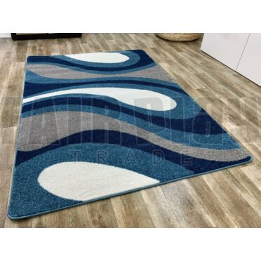 Kék hullám szőnyeg - 160x220 cm