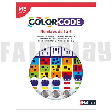 Colorcode - számok 1-től 6-ig -K