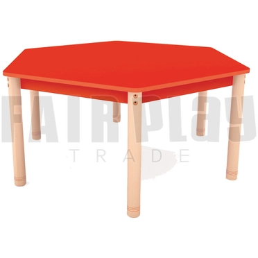 Neo színes hatszögletű asztal - Több színben