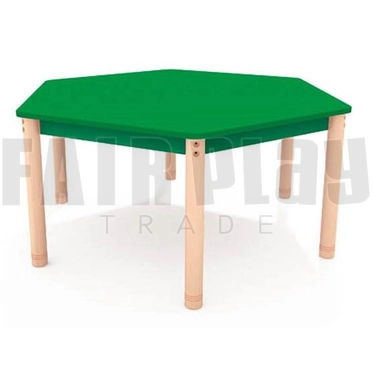 Neo színes hatszögletű asztal - Több színben