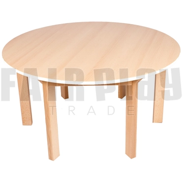 Körasztal(120 cm) - 46 cm - fehér éllel 