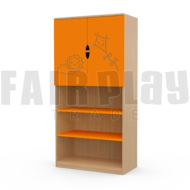 Koko szekrény felül ajtós - papírsárkány/narancs