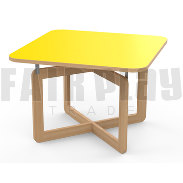Színes bölcsis asztal - sárga 