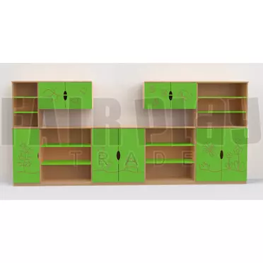 Koko kontúr szekrénysor - rét 2 - zöld