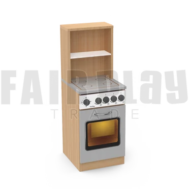Berill konyha tűzhely felsőrésszel - fehér