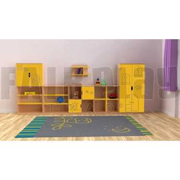 Koko kontúr bútorcsalád - kastély - sárga