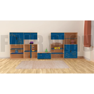 Koko kontúr bútorcsalád - erőd - kék