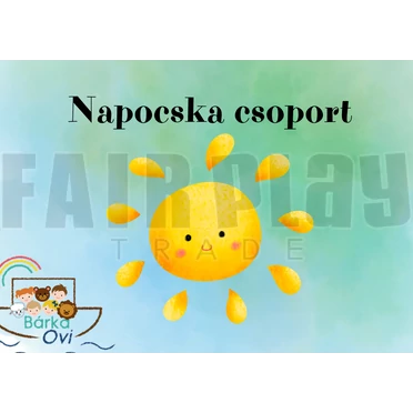 Óvodai és Bölcsődei táblák- batikolt