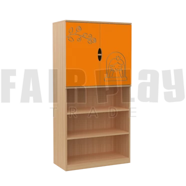 Koko szekrény felül ajtós - királylány - narancssárga