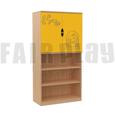 Koko szekrény felül ajtós - királylány - sárga