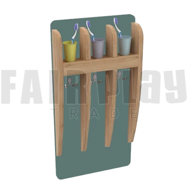 Mozaik 3 fakkos pohártartó - alkonykék