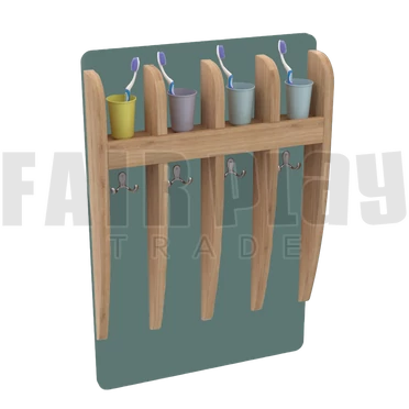 Mozaik 4 fakkos pohártartó - alkonykék