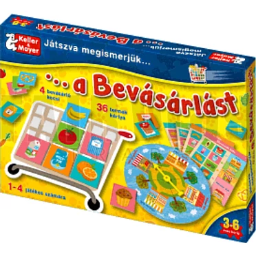 Játszva megismerjük a bevásárlást.