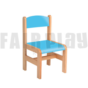 Lime szék - 30 cm - kék ülés + háttámla 