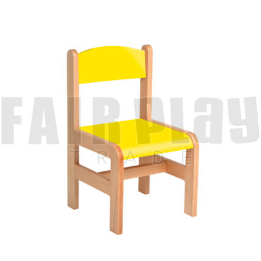 Lime szék - 26 cm - sárga ülés + háttámla 