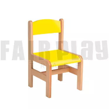 Lime szék - 34 cm sárga ülés és háttámla 