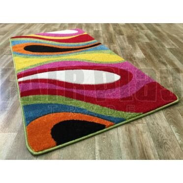 Marokkó hullám szőnyeg - tarka - 160x220 cm
