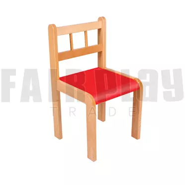 Peti szék - 34 cm piros ülés 