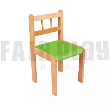 Peti szék - 34 cm zöld ülés 