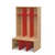 Koko öltözőszekrény - 3 személyes - piros