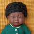 Kép 2/3 - Különleges babák, különleges gyerekeknek - Afro fiú (Down- szindrómás)