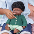 Kép 3/3 - Különleges babák, különleges gyerekeknek - Afro fiú (Down- szindrómás)