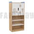 Kép 1/3 - Manó bölcsis felül ajtós szekrény - bagoly - kék